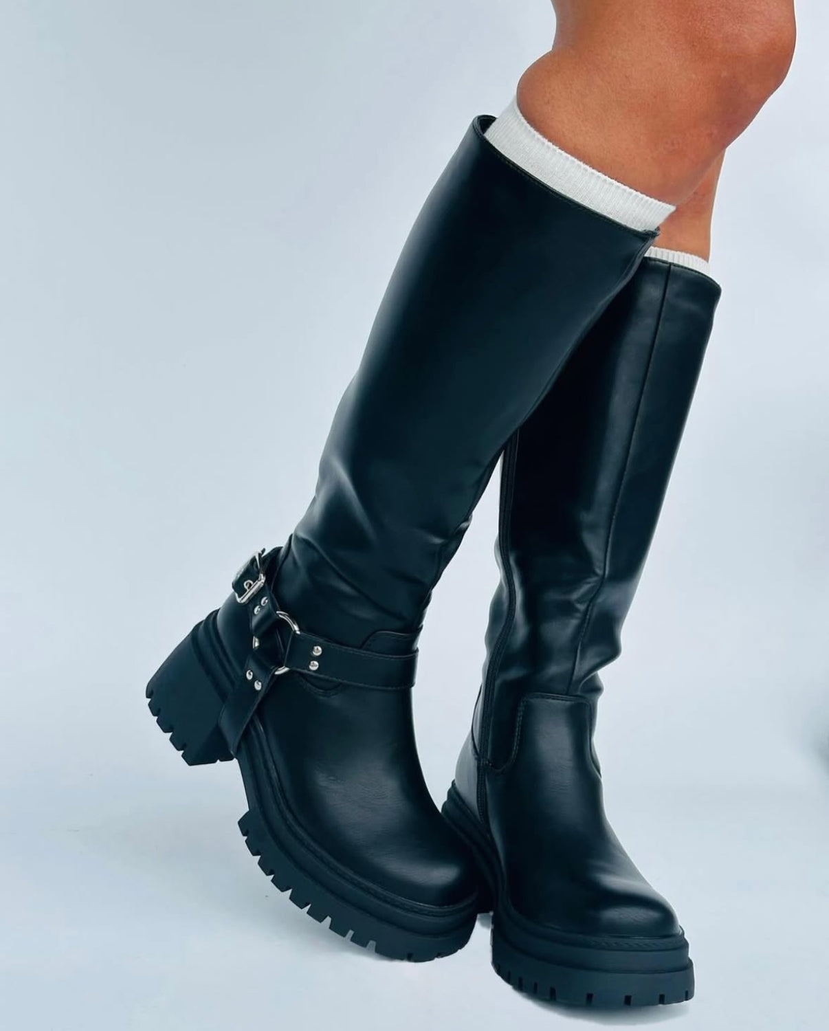 Botas Biker Hebilla