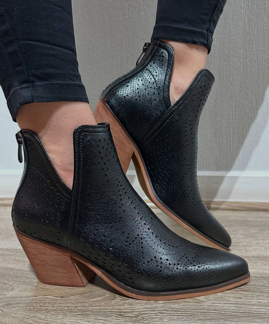 Botines brillantes - Black